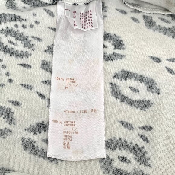 Louis Vuitton Womens Black & White Graphic Print Short Sleeve T-Shirt Size Large - Picture 6 of 8